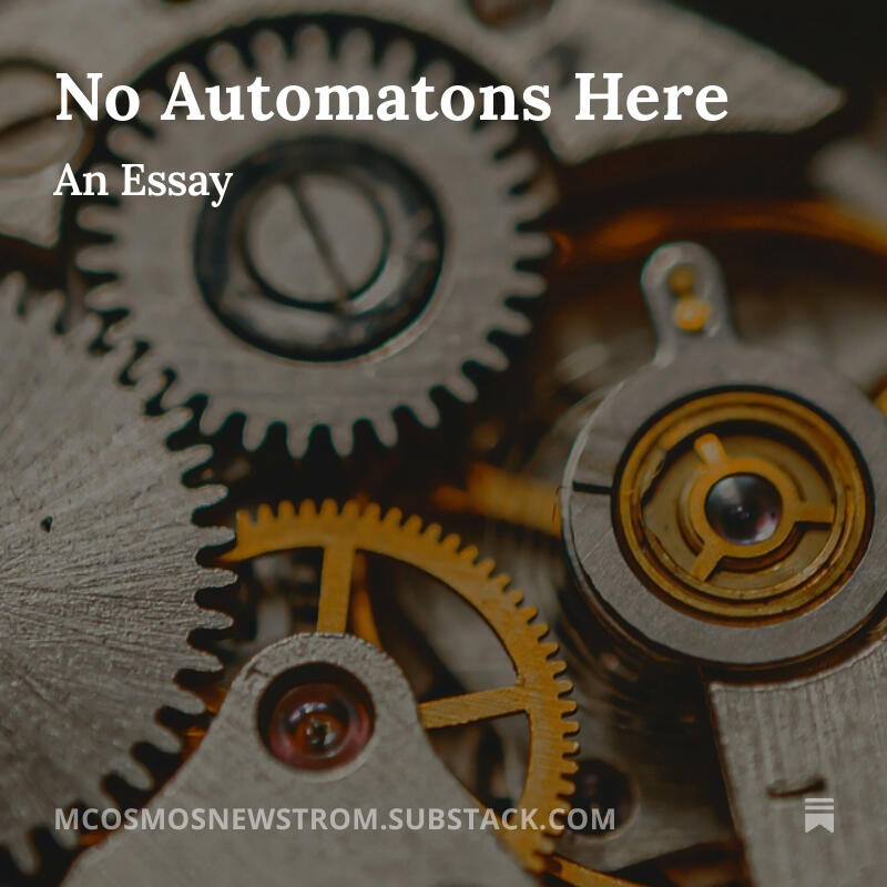 No Automatons Here